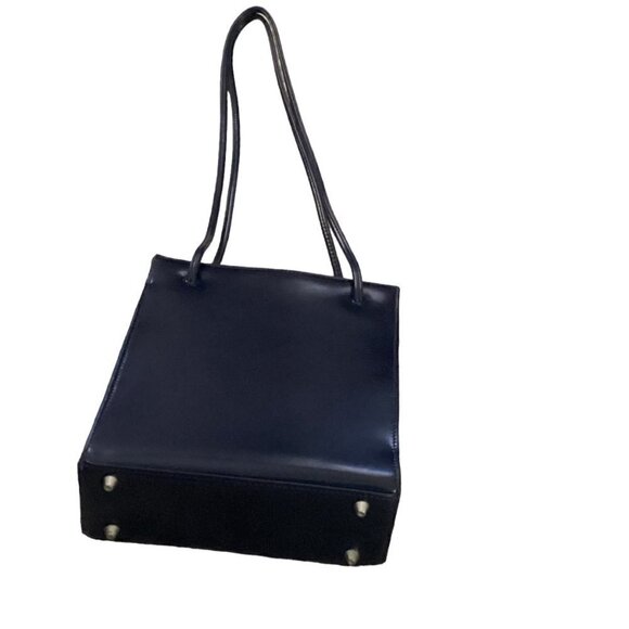 VTG Casual Corner Minimalist Navy Blue Purse 43R - Picture 1 of 7